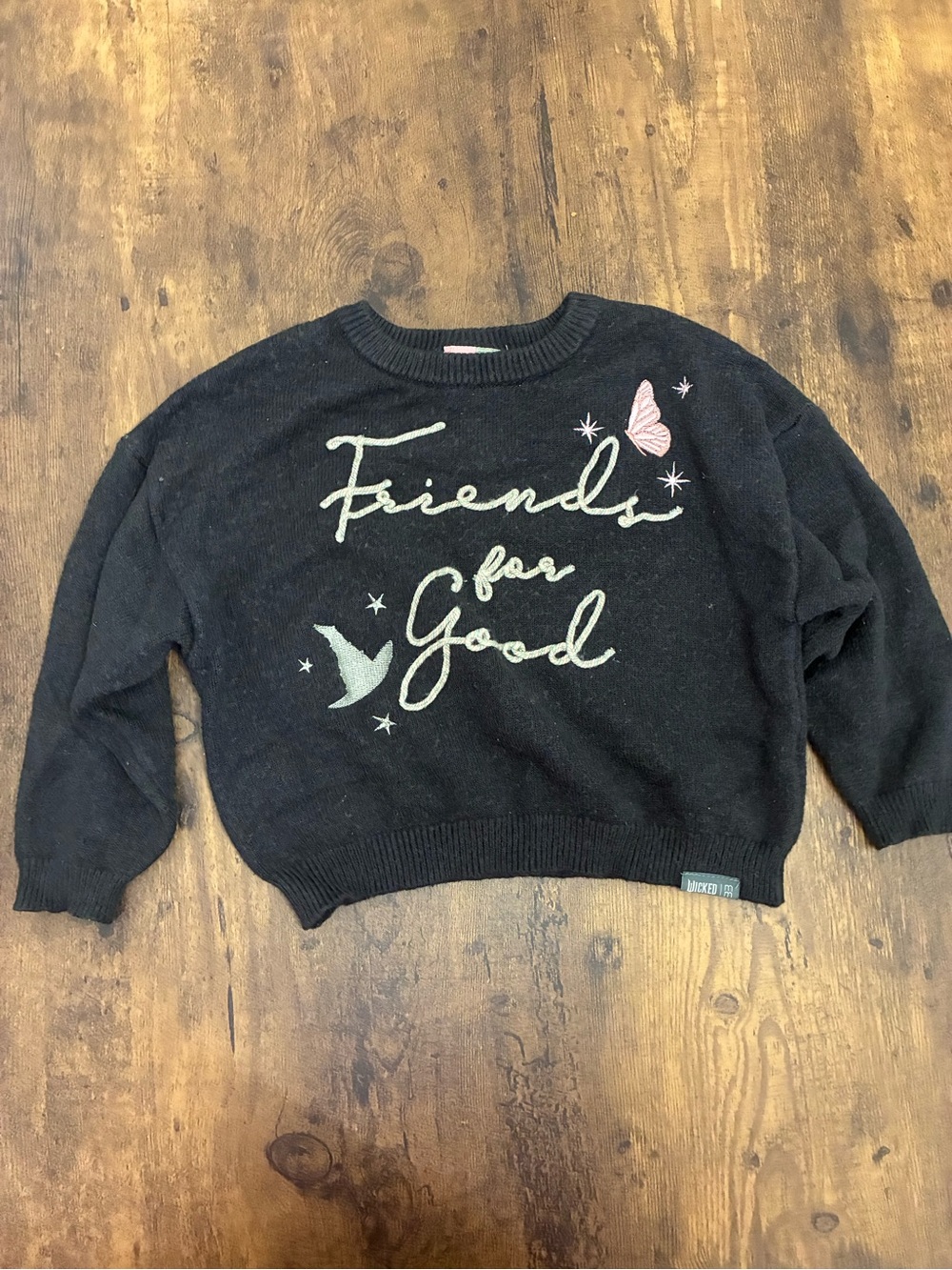 Friends for Good Wicked Toddler 3T Knit Sweater